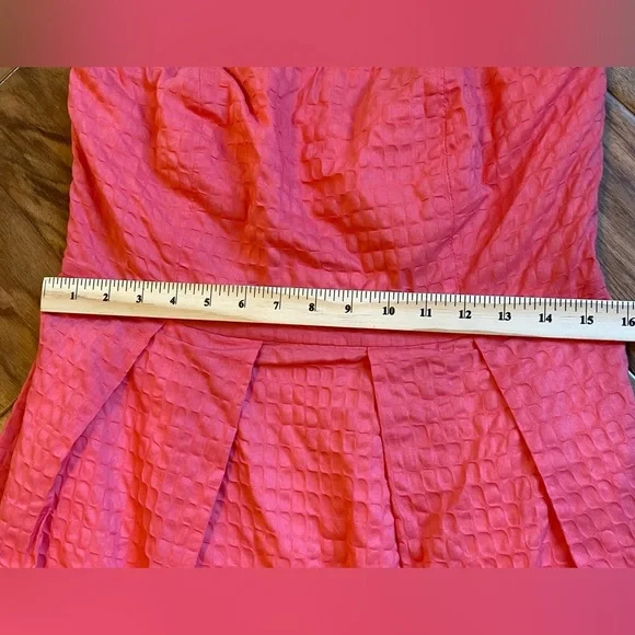 J Crew Coral Strapless Dress NWT - Picture 3 of 9
